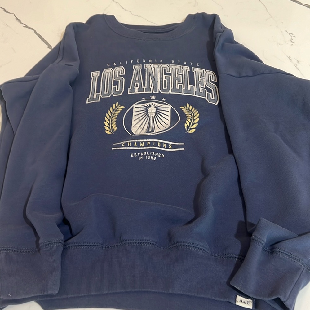 Abercrombie Kids blue Los Angeles sweatshirt 13/14